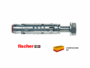 TA M - S Tassello Acciaio Espansione con Vite TE d.10-12-15 pz.50 | Fischer